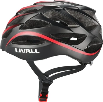 Kask rowerowy Livall BH62 NEO L 55-61 cm Czarny/Czerwony (LIV-TBH62N-1041)