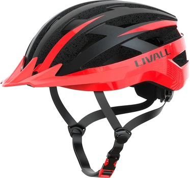 Kask rowerowy Livall MT1 NEO L 58-62 cm Czarny/Czerwony (LIV-T0MT1N-1343)