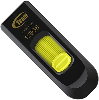 Флеш память USB Team C 145 128GB Yellow (TC1453128GY01)
