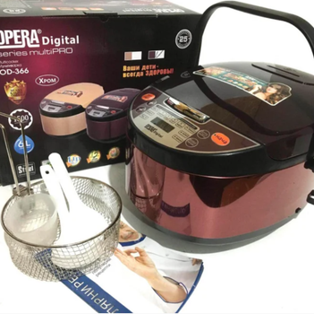 Мультиварка фритюрница OPERA OD-366 6л 1500Вт 16 программ