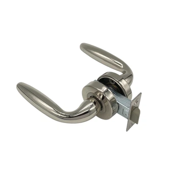 Межкомнатный замок с ручками (ручка-защелка) Sofuoglu Mimoza Nikel/Satin