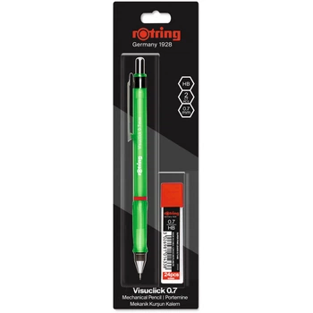 Механический карандаш Rotring VISUCLICK Green PCL 0,7 + Грифели 0,7мм HB (12) блистер R2088550b