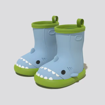 Гумові чоботи Baby Crayon Blue Shark, 18 см