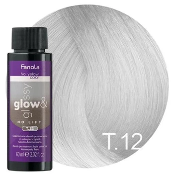 Тонер демі-перманентний масляний Fanola Toner No Yellow Glow Glossy Т.12 60 мл