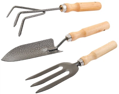 Набір садового інструменту Mastertool Garden WOOD 3 шт (14-6099)