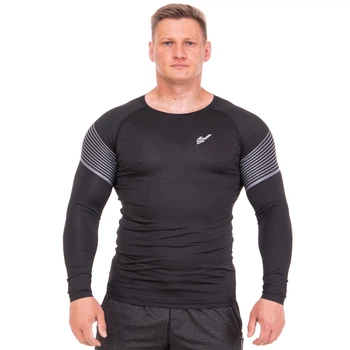 Лонгслив компрессионный спортивный JASON K1-1 M черный