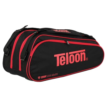 Теннисная сумка на 6 ракеток TELOON Черно-оранжевый TS18001