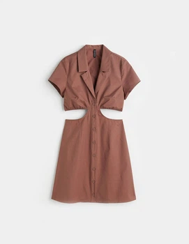 Сукня H&M Ж1116859 (10672545) колір коричневий (Ж1116859 - 207948)