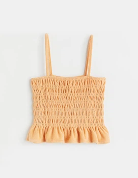 Топ H&M Ж1116775 (10836235 10887615) колір помаранчевий (Ж1116775 - 205057)