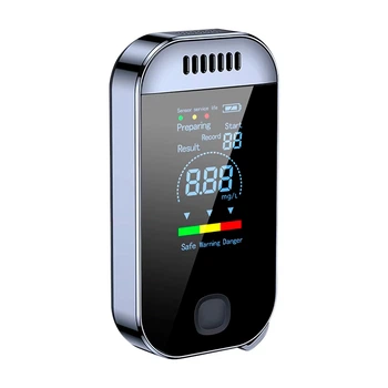 Цифровий безконтактний алкотестер з LCD дисплеєм та USB зарядкою Портативний