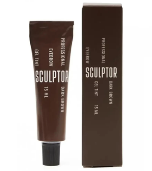 Гель-краска для бровей Sculptor Eyebrow Gel Tint Dark Brown 15 мл