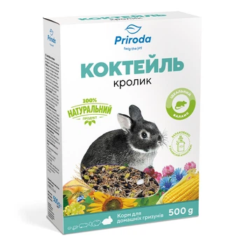 Корм для кроликів Природа Коктейль «Кролик» 500 г