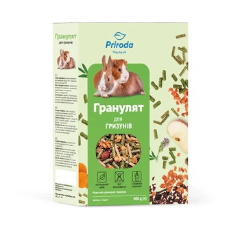 Корм для всех видов грызунов Природа «Гранулят» 500 г