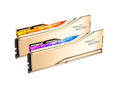 Пам'ять для настільних комп'ютерів G.Skill 32 GB (2x16GB) DDR5 6400 MHz Trident Z5 Royal Neo Gold (F5-6400J3039G16GX2-TR5NG)
