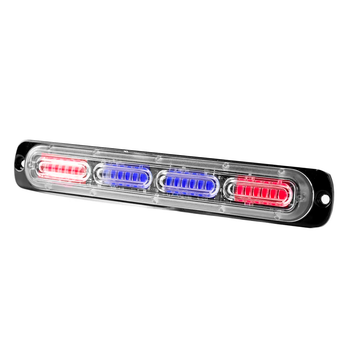 Ходовые огни стробоскоп красно синий свет LED маячок на машину 4D линза 12-24В