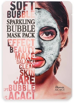 Тканевая очищающая пузырьковая маска для лица - Chamos Soft Bubble Mask Pack 23ml (23ml) (1262315-283141143-2)
