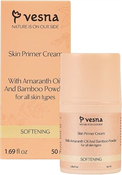 Крем-база под макияж с амарантовым маслом и бамбуковой пудрой - Vesna Skin Primer Cream Softening 50ml (50ml) (1281265-1857409729-2)