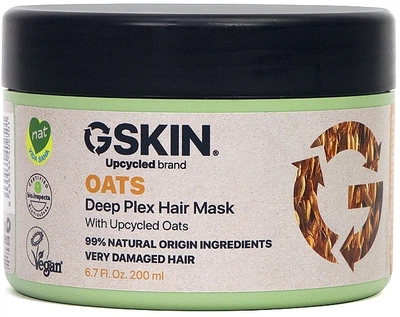 Встановлююча маска з екстрактом вівса - GSKIN Oats Deep Plex Hair Mask 200ml (1450744-27574013)