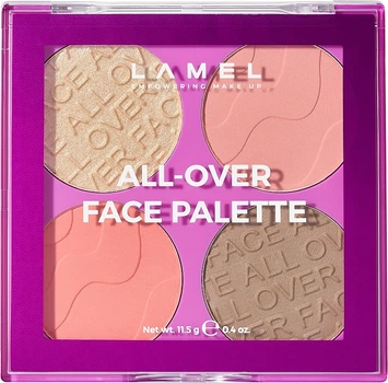 Палитра для лица - LAMEL Make Up All-Over Face Palette 01 (11.5g) (1267118-480404585-2)