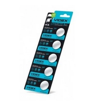 Батарейка Videx 2016 ( планшет 5 шт.)