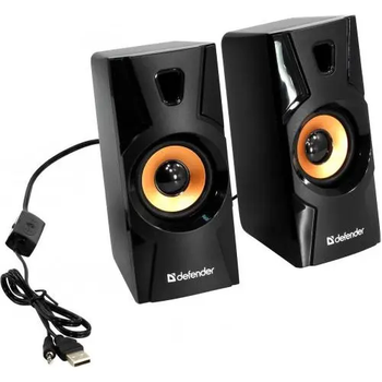 Колонки DEFENDER 2.0 Aurora S8 чорний, 8 Вт, живлення від USB