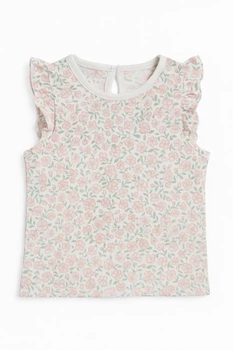 Футболка Primark 887872 белые цветы 62см