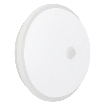 Светильник потолочный LED 20W IP44 6400K 2400Lm 160-265V d-220мм с дат. движения BOLKAR-20