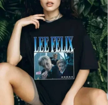 Футболка Stray Kids Felix Чорна (XS)