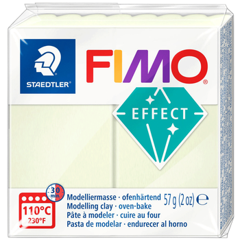 Полимерная глина Fimo Effect, 57 г., люминесцентная, Ночное сияние, (8020-04)