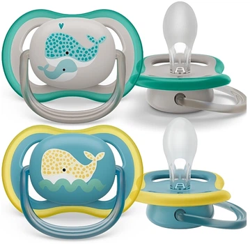 Пустушка "Ultra Air", 18+ міс., 2 шт. дизайн нейтральний - Philips Avent 2шт (1344007-31024226)