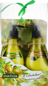 Набір "Оливковий №1" - Viva Oliva (cr/275ml + balm/275ml) (136225-32067246)