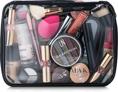 Косметичка прозрачная "Visible Bag" 25x18x8 см (без наполнения) - MAKEUP (587759-27054286)