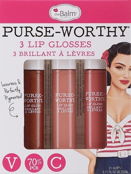 Набір - theBalm Purse-Worthy 3 Lip Glosses (lip/gloss/3x7ml) (1379051-27054284)