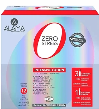 Лосьон против выпадения волос - Alama Zero Stress Anti Hair Loss Intensive Lotion 12x6ml (12x6ml) (1233378-108585726-2)