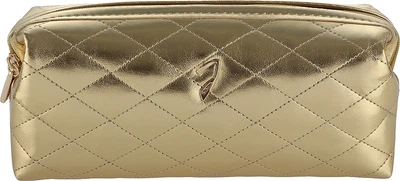 Косметичка стёганая, золотистая - Janeke Golden Quilted Pouch (1172859-27059421)