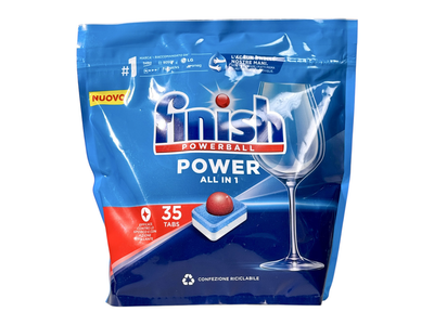 Таблетки Finish в посудомийку power ball all in 1 35 tabs 560g