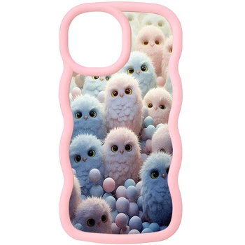 Протиударний Чохол TPU Cloudy Pictures для Apple iPhone 12 Pro / 12 (6.1") Owls