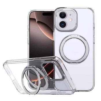Противоударный Чехол TPU+PC Empire with MagSafe and Ring для Apple iPhone 11 (6.1") Clear
