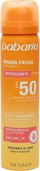 Мист солнцезащитный для лица Babaria SPF 50 75 мл (8410412519144)