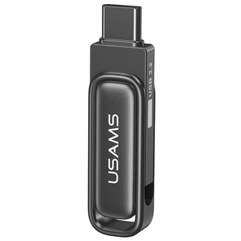 Флеш накопитель USAMS US-ZB346 USB3.2 Type-C High-Speed Flash Drive With Dual Ports 32Gb Tarnish