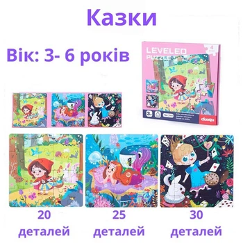 Магнітна пазл-книжечка "Сказки"
