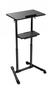 Напольная подставка под ноутбук\проектор Gembird TVS-DESK-01-BK (до 10 кг)