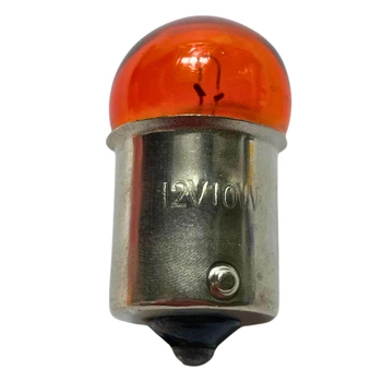 Лампа поворотов желтая G-18 12V 10W R10 BA15S CYT 10шт в упаковке