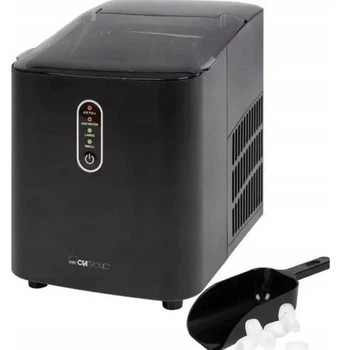 Льодогенератор Clatronic EWB 3798 8-12 кг/24 год 120 Вт генератор льоду з лопаткою та кошиком для льоду Чорний