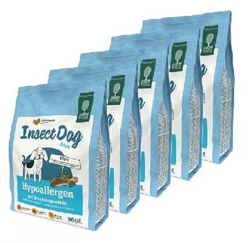 Сухий корм Green Petfood InsectDog Hypoallergen Гіпоалергенний беззерновий корм для собак з протеїном комах 0,9 кг х 5 (4,5 кг)