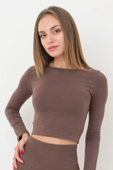 Кроп-топ Giulia 46/48(L/XL) Коричневый (113717)