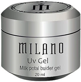 Гель для ногтей с поталью - Milano Milk Potal Builder Gel 08 (1234195-1036960555-2)