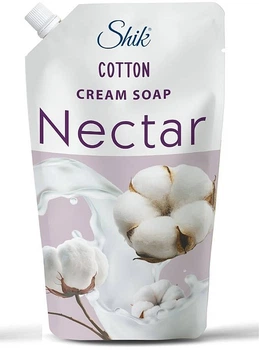 Жидкое крем-мыло "Хлопок" (дой-пак) - Shik Nectar Cotton Cream Soap 460ml (460ml) (1278686-310352457-2)