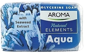 Мило з екстрактом морських водоростей "Аква" Aroma Natural Elements Aqua 100g (100g) (825686-2023224178-2)
