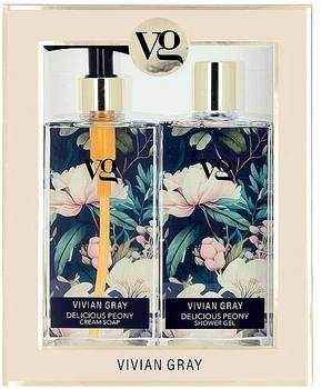 Набір "Delicious Peony" - Vivian Gray Kit (soap/350 ml + sh/gel/350 ml) Набір "Delicious Peony" (1269765-240853677-2)